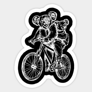 SEEMBO Koala Cycling Bicycle Cyclist Bicycling Bike Biking Sticker